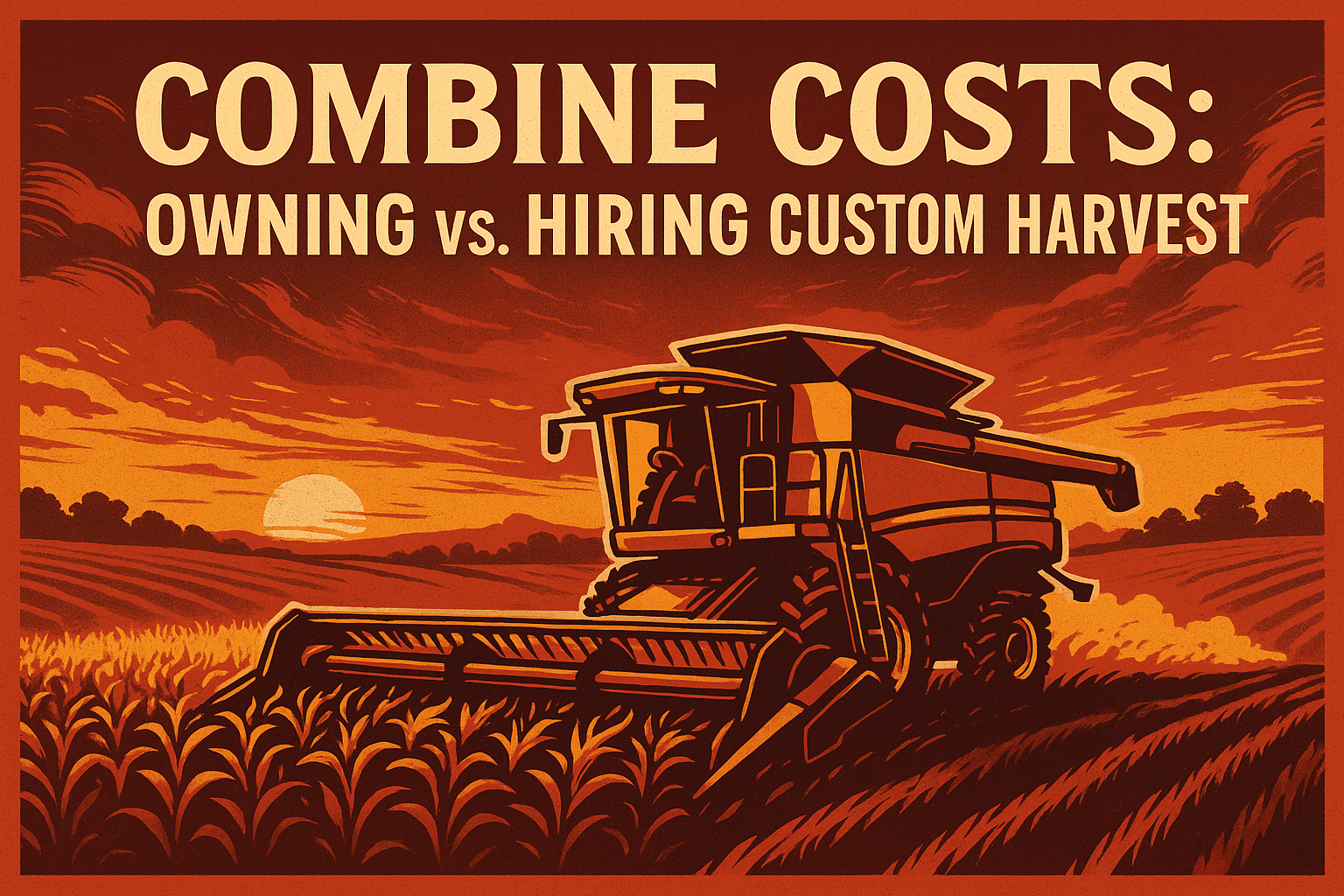 Combine Costs: Owning vs. Hiring Custom Harvest