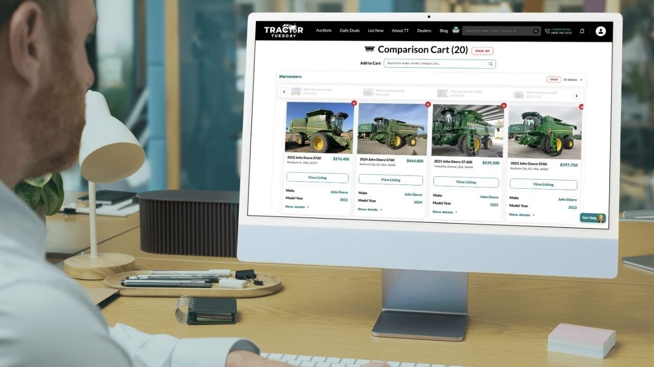 Tractor Tuesday Launches Industry-Leading Comparison Cart to Transform How Farmers Shop for Machinery